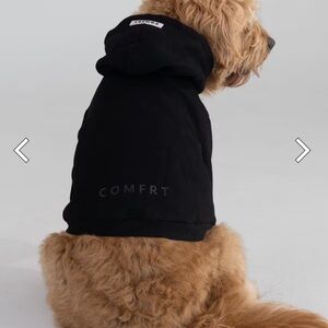 COMFRT Tranquil Black Dog Hoodie 2XL